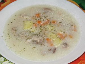 Суп с сырком